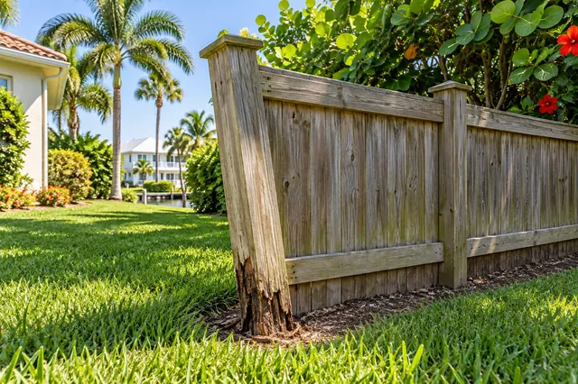 Leaning or Broken Posts